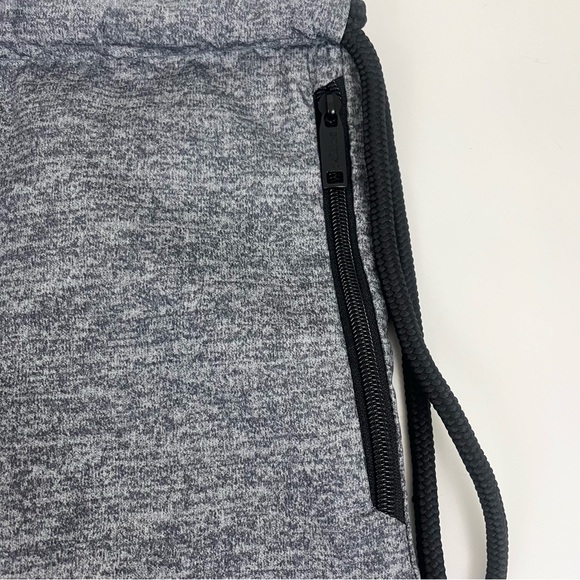 ADIDAS Gray And Black Sack Pack String Bag Sling Gym Bag - Picture 4 of 12